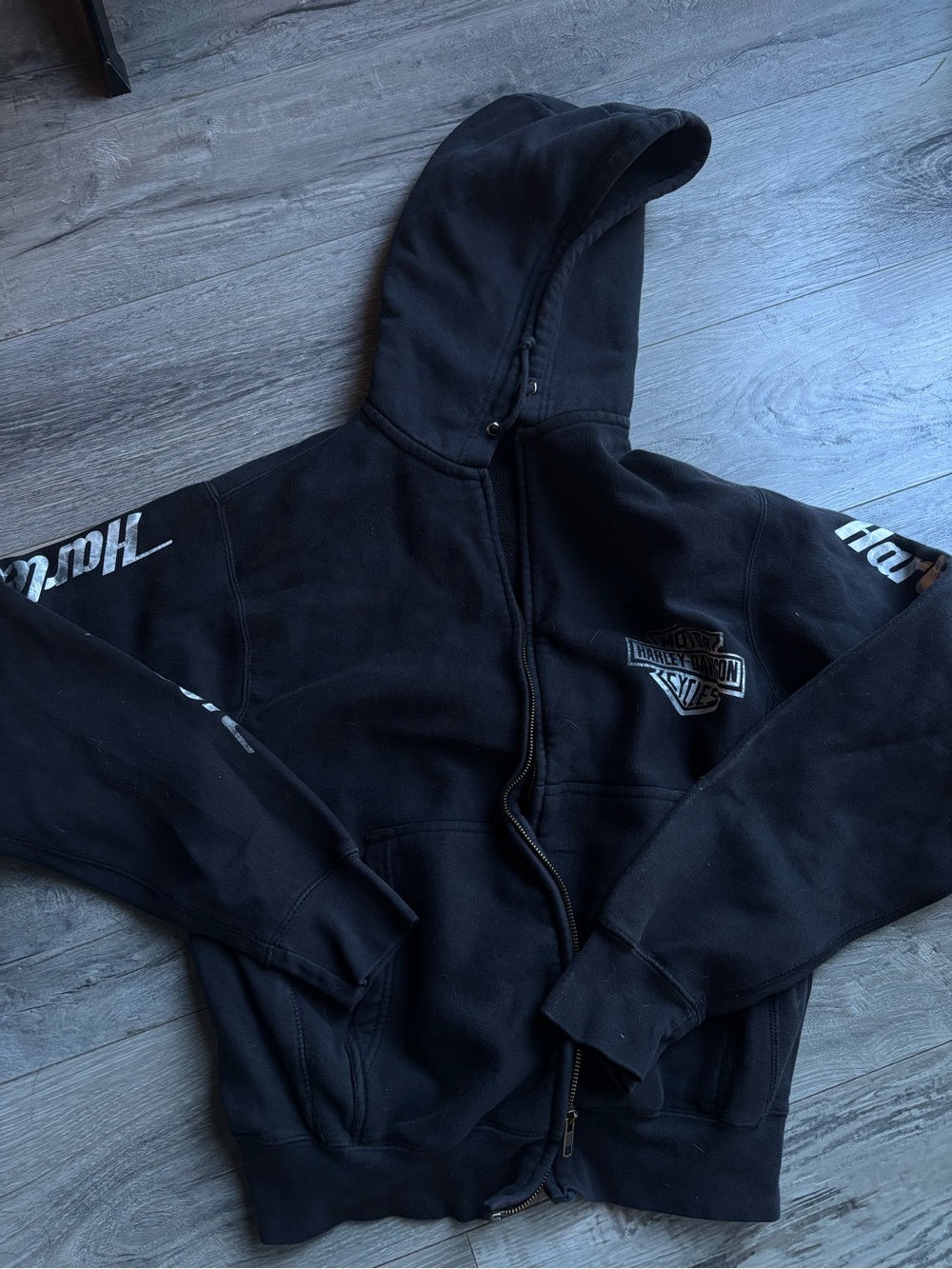 Men's Hooded Jacket - Likely Windbreaker or Lightweight